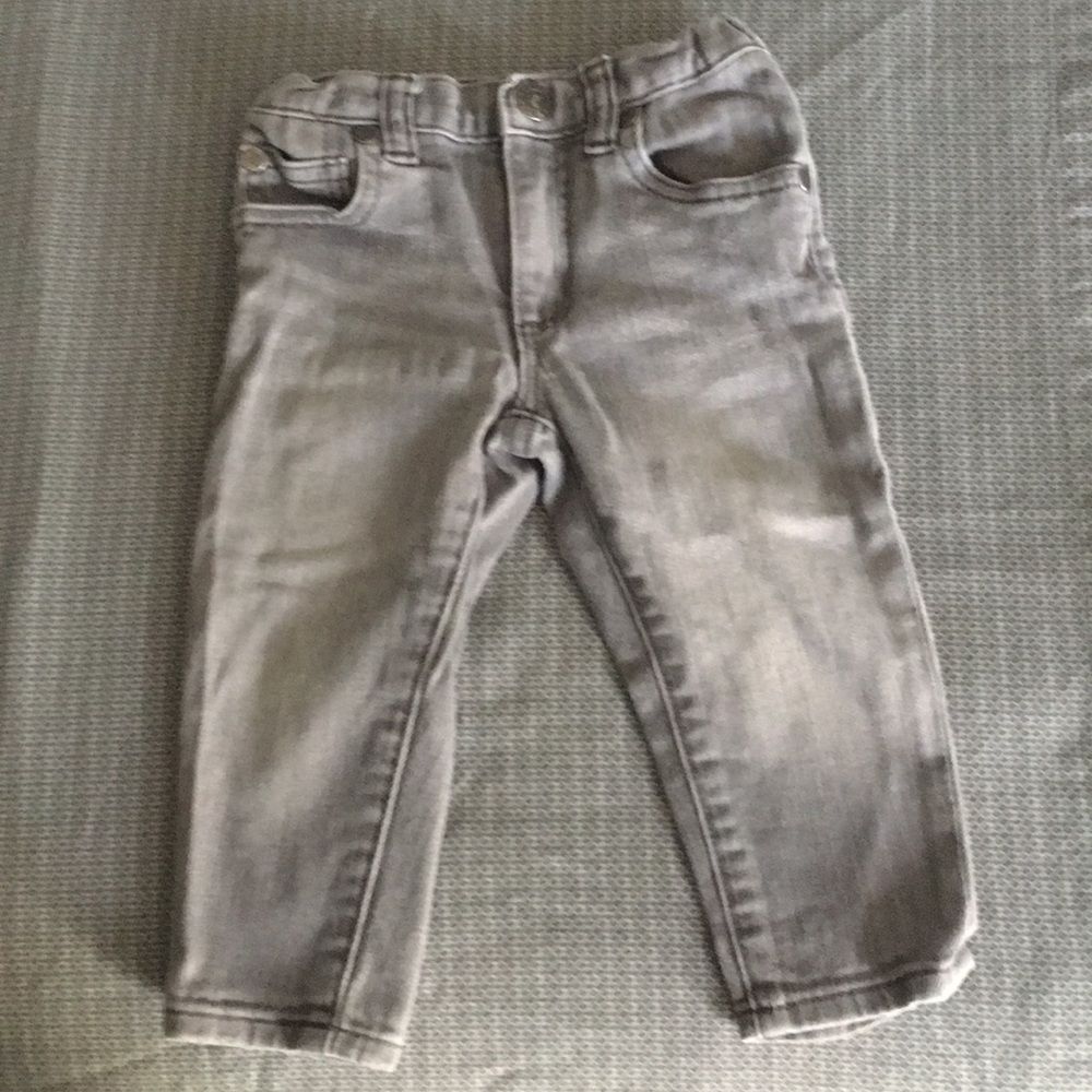 Peek Boys Gray Jeans, 12-18 Months
